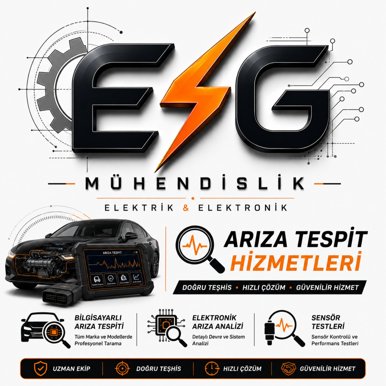 Aksaray bilgisayarlı arıza tespiti ve teknik ölçüm