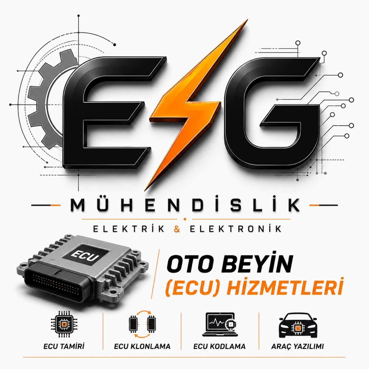 Aksaray oto beyin ECU tamiri ve araç elektroniği